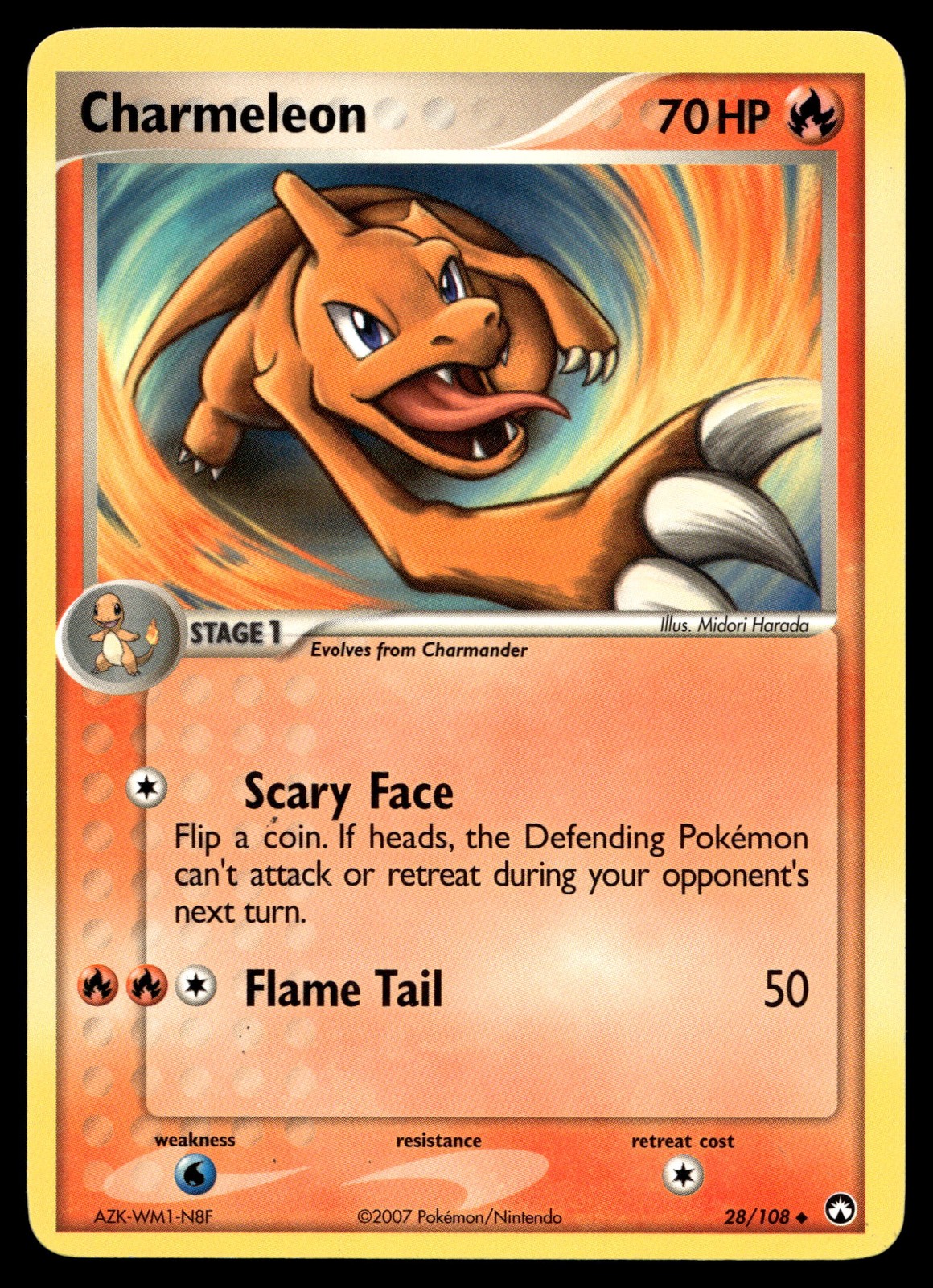 Charmeleon Pokemon Power Keepers 28/108 LP