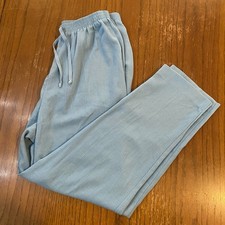 Vintage Alfred Dunner Soft Blue Pull-On Pants Elastic Waist Minimalist USA