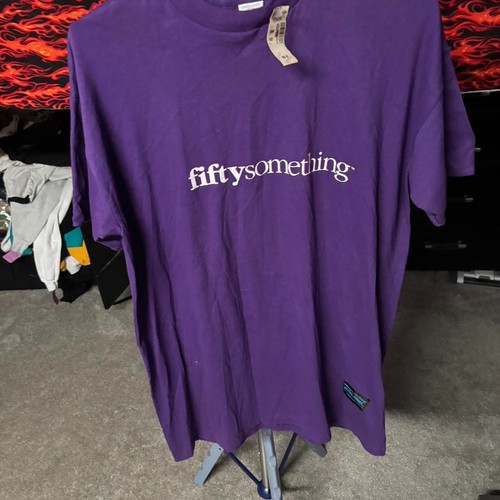 Purple 1988 thirty something tv promo fifty Something tee size OSFA
