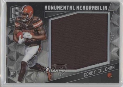2016 Panini Spectra Monumental Memorabilia /199 Corey Coleman #30 Rookie RC z7h