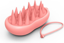Silicone Scalp Massager Shampoo Brush   Ergonomic, Waterproof Scalp Scrubber for