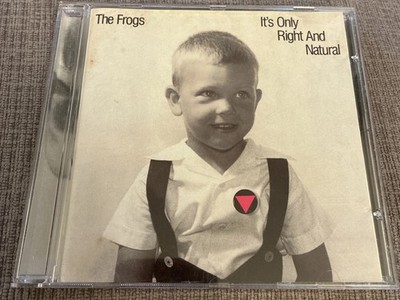 The Frogs   It's Only Right And Natural (CD, 1989, Homestead) VERY NICE EX COND