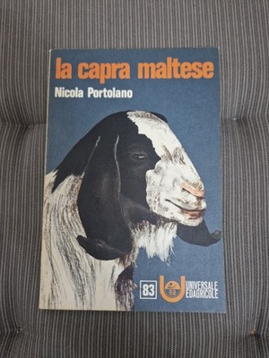La Capra Maltese Nicola Portolano 1ed 1973 Universal Adagricole Viehzucht 