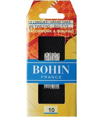 Big Eye Hand Quilting Needles-Size 10 20/Pkg No.10, Silver
