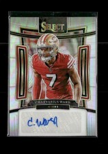 2023 Panini Select - Signatures Charvarius Ward #SIG-CWA Silver Prizm /399 (AU)