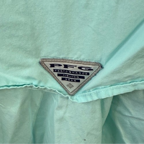 Camicia uomo Columbia Light Aqua manica corta - Foto 5 di 5