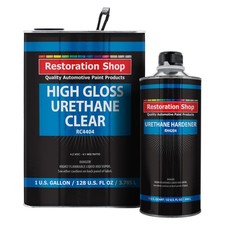 Restoration Shop 1.25 Gallon 2k Clear Coat Automotive Paint Kit - High Gloss Restoration Shop 1.25 Gallon 2k Clear Coat Automotive Paint Kit - High Gloss
