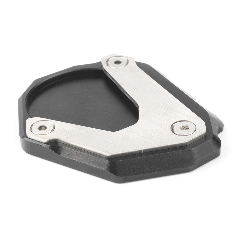 BLK Kickstand Side Stand Extension Plate Pad for BMW 04-13 R1200RT 03-07 R1200ST - Imagem 2 de 4
