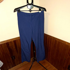 Cherokee Workwear Women  s Navy Solid Scrub Pants XS Drawstring/Elastic 4101
