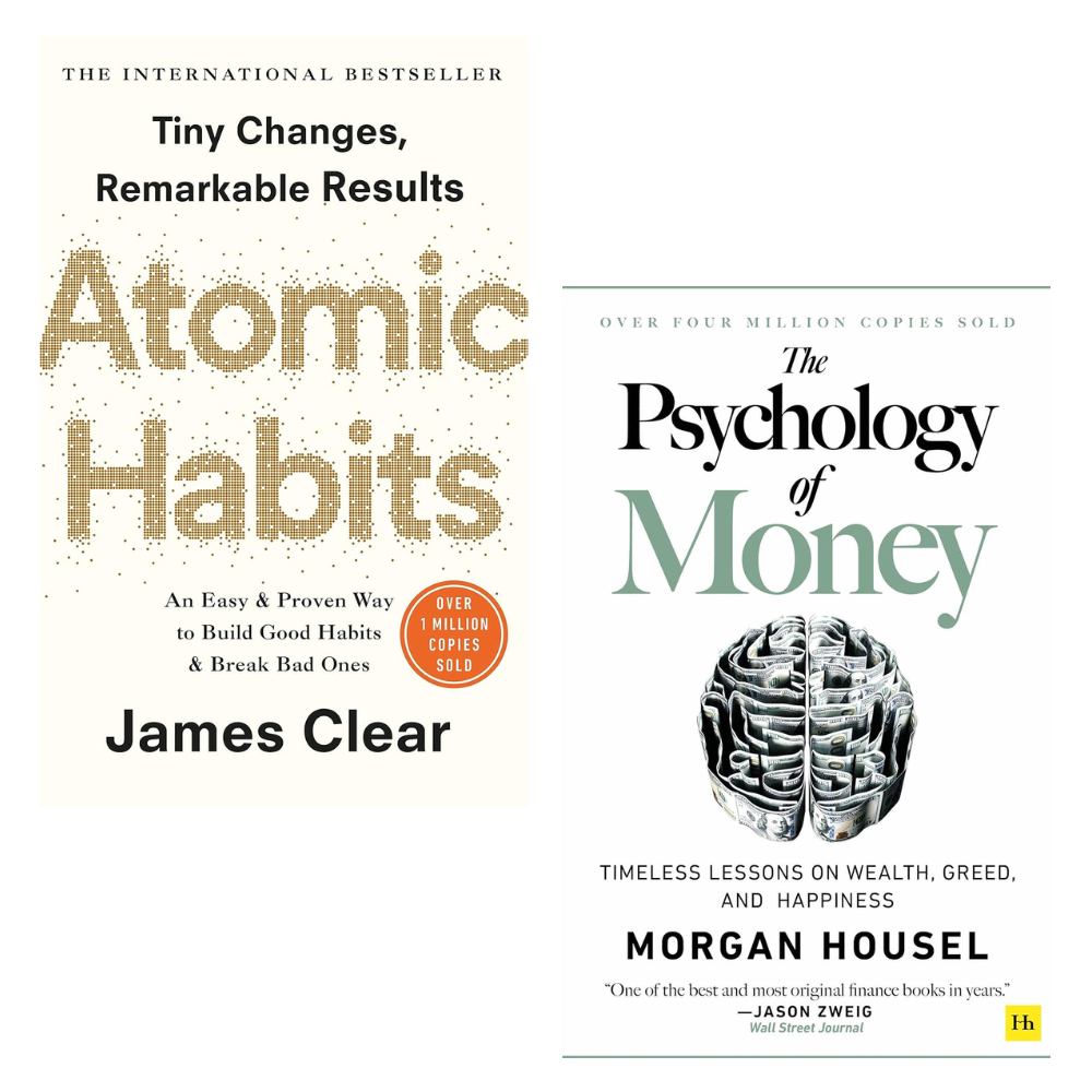 Atomic Habits and The Psychology of Money 2 Book Set