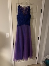 Prom/homecoming Formal Dress Da Vinci Size 6 Purple