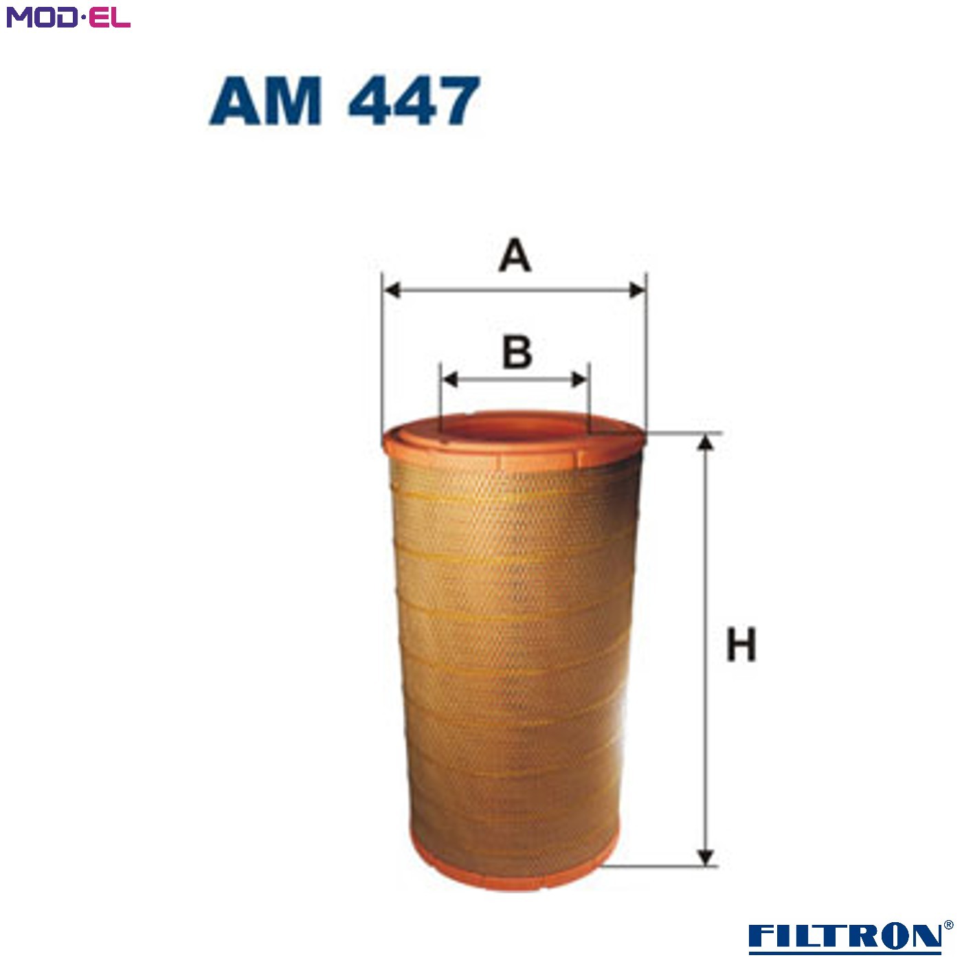 AIR FILTER AM 447/1 FOR DAF BMC MERCEDES-BENZ SOLARIS KAMAZ 12.6L 95 XF 3.9L 5