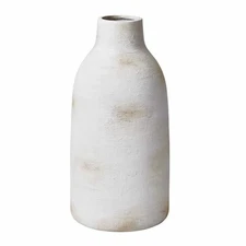 Ceramic Vase Decorative Artisanal Home Tabletop Vase 12 in Matte Finish