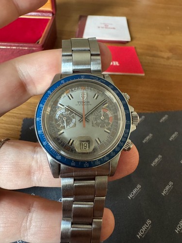 TUDOR Oysterdate Chronograph 7149/0 Monte Carlo - Box & Papers...