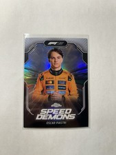 2025 Formula 1 Topps Chrome Oscar Piastri Speed Demons Refractor Insert SD-4 F1