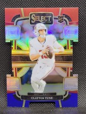 2023 Panini Select Clayton Tune Rookie Concourse Die Cut Red Blue Prizm RC #2