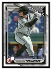 2024 Bowman Prospects #BP-90 Yanquiel Fernandez Colorado Rockies 34640