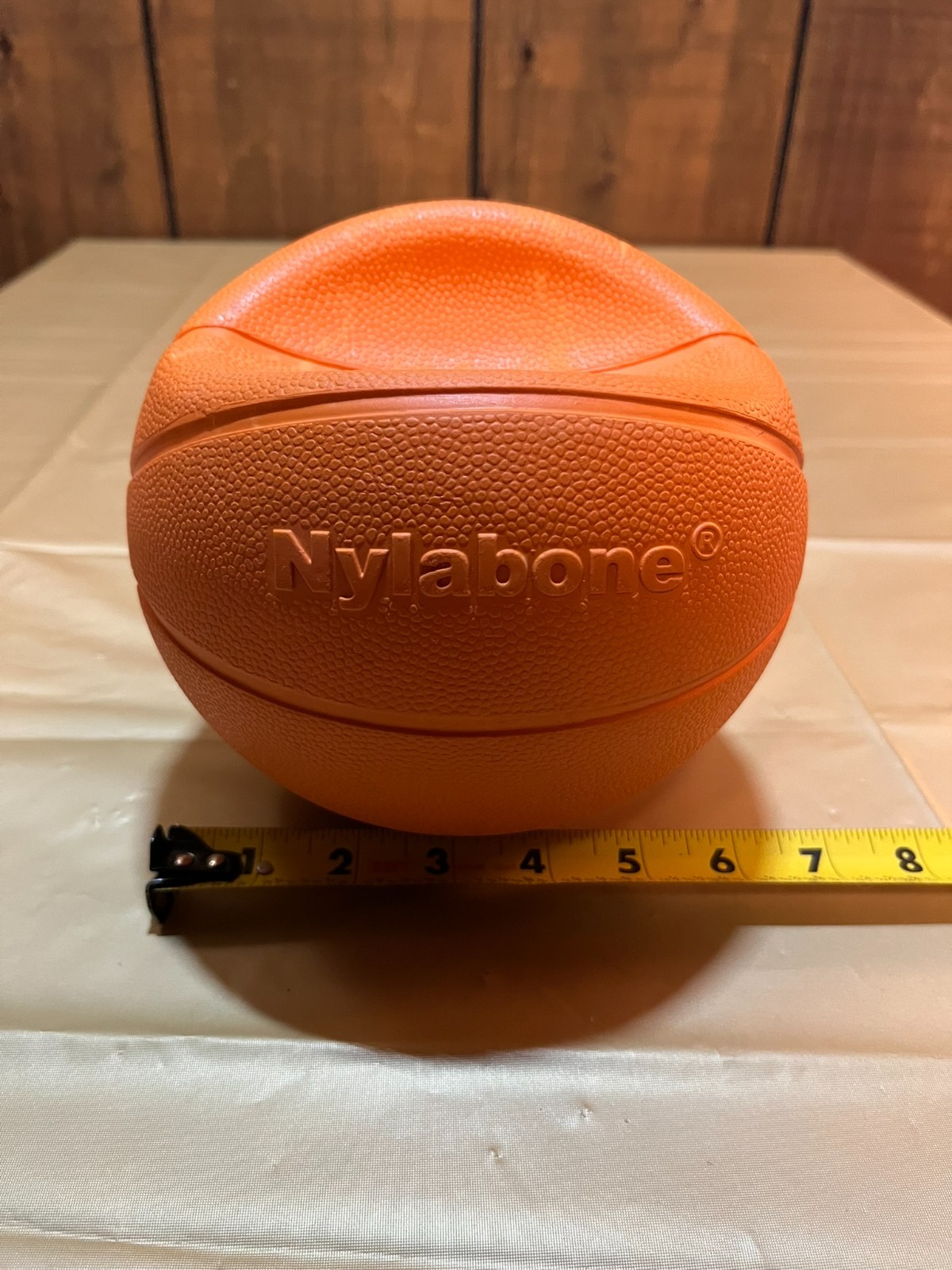 Nylabone Power Play Basketball Gripz Rubber Fetch Dog Toy Ba