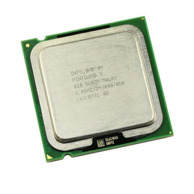 PC CPU LGA 775 Intel Pentium D 820 2.80GHZ SL8CP Processor Socket Computer