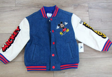 NEW DISNEY MICKEY FRIENDS TODDLER KIDS BOYS 2T JACKET 2 VINTAGE 90S PARKS DENIM