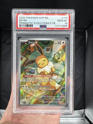 2025 Pokémon Sv: Scarlet & Violet Promo Eevee 173 Holo PSA 10