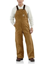 NEW Men's Carhartt Duck FR Flame-Resistant Bib Overalls 44x34 NFPA2112
