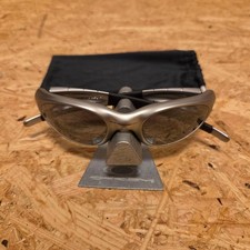 OAKLEY EYE JACKET 2.0 Sunglasses Silver Frame Black Earsock Unused