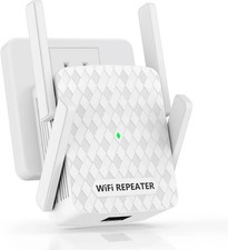 WiFi Extender Signal Booster, Internet Wireless Repeater for Home Coverage up to