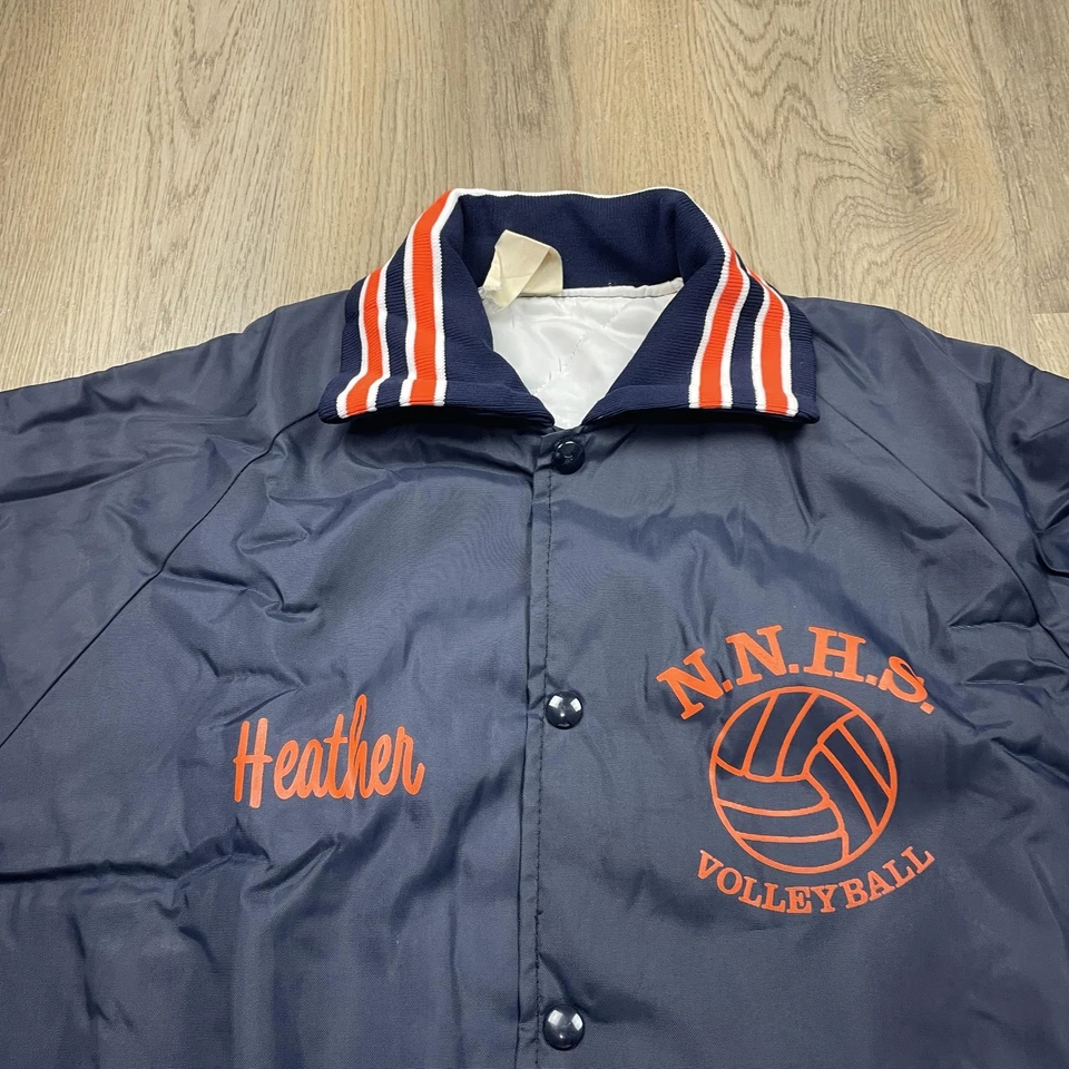 Vintage Naperville North Volleyball Jacket Mens Medium NCAA Basketball 80s - Image 2 of 4