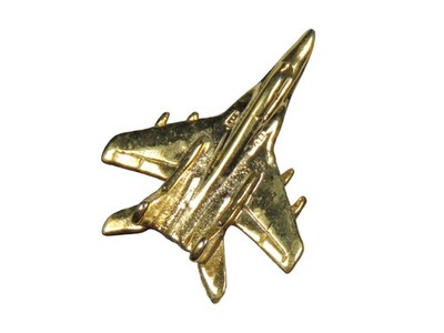 Gold Tone Grumman F-14 Tomcat Lapel Collectible