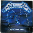 Metallica : Ride The Lightning EU 1987 12" reissue LP VG/VG+ A1/B1 inner/insert