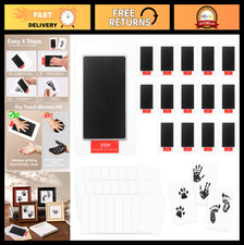 15-Piece Inkless Hand Footprint Kit, Dog Paw Print Keepsake Set for Newborns