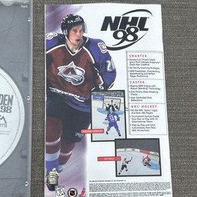 Madden NFL 98 Sega Saturn, 1997 Authentic Game TESTED Works Case Damaged