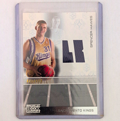 Topps 2007-08 Luxury Box Spencer Hawes Rookie Relic Jersey RR-SH /499