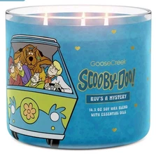 Goose Creek Scooby-Doo RUV'S A MYSTERY Limited Edition 3-Wick Candle NEW