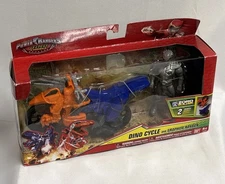 DINO CYCLE POWER RANGERS SUPER CHARGE GRAPHITE FIGURE MEGAZORD BUILDER 2015 New