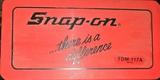 Tdm-117a Snap-on Metric Tap Die Set Case And Parts Shown Only As Is Sale