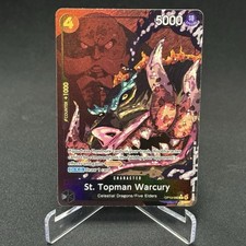 St. Topman Warcury OP13-089 R Special One Piece Card Game Holo Five Elders