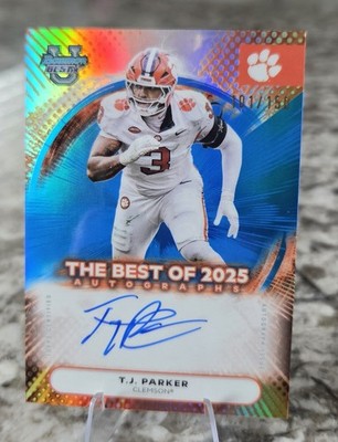 2025 Bowman's Best University - Best of 2025 Autographs T.J. Parker /150