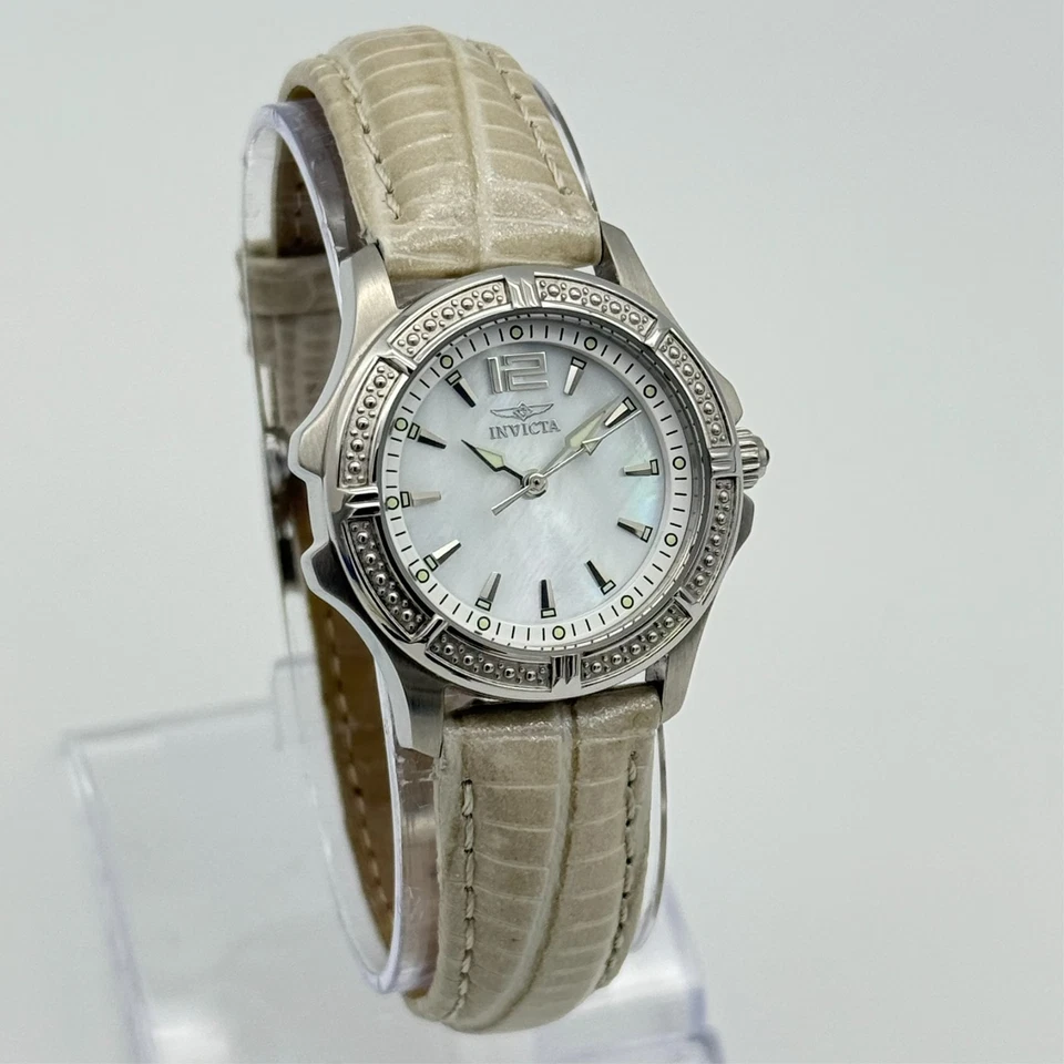 Women's INVICTA Wildflower Silver Tone All Stainless Steel Watch, MOP Dial, 31mm - Image 2 of 4