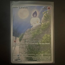Pokémon Litwick Illustration Rare Holo Sv: White Flare 101/086 English