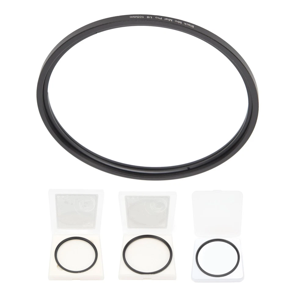 Black Soft Filter Black Diffusion 1/8 Lens Filter Kit Optical Glass Portrait - Image 2 of 4