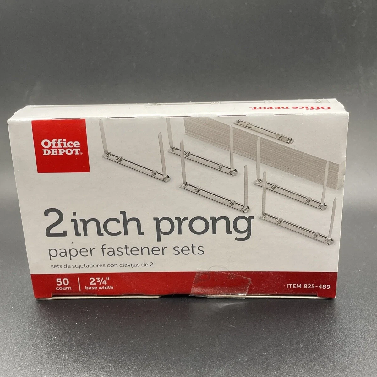 Office Depot 2 In Prong Paper Fastener Bases 2 3 4 Base Width 50