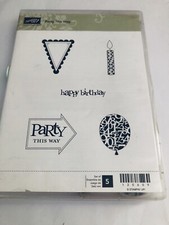 Party This Way Stampin  Up Set Of 5 Stamps FREE SHIPPING
