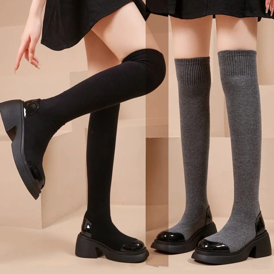 Cotton on knee high best sale boots