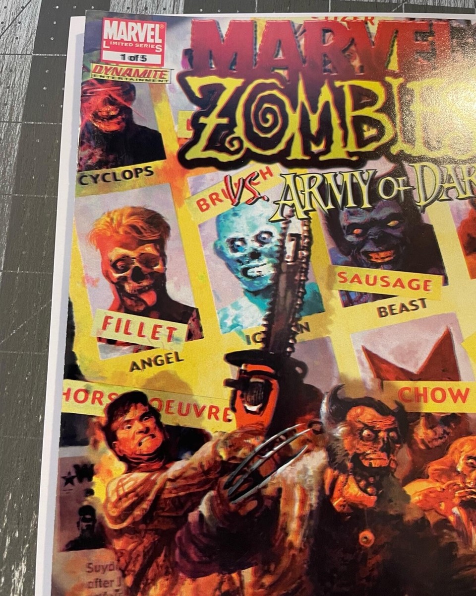 Marvel Zombies Vs Army Of Darkness 1 higher grade combined