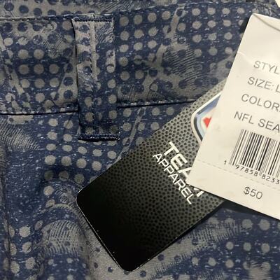 NWT NFL Team Apparel Seahawks Palm Patterned Shorts Sz M | eBay