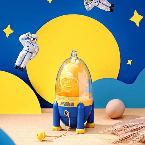 Egg Yolk White Mixer Scrambler Shaker Hand Pull Type Manual Blender Spinner G - Picture 8 of 16
