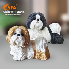 JJM Shih Tzu Dog Figure Chrysanthemum Toy Model Children Adult Xmas Gift