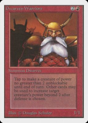 Dwarven Warriors Unlimited Played MTG Magic DNA GAMES